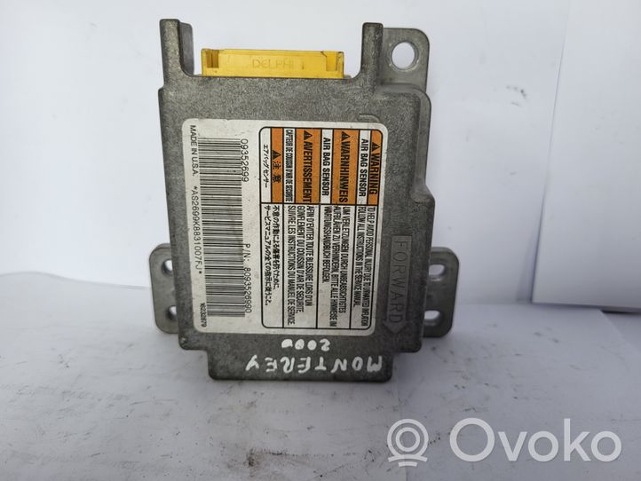 Opel Monterey Module de contrôle airbag 09352699