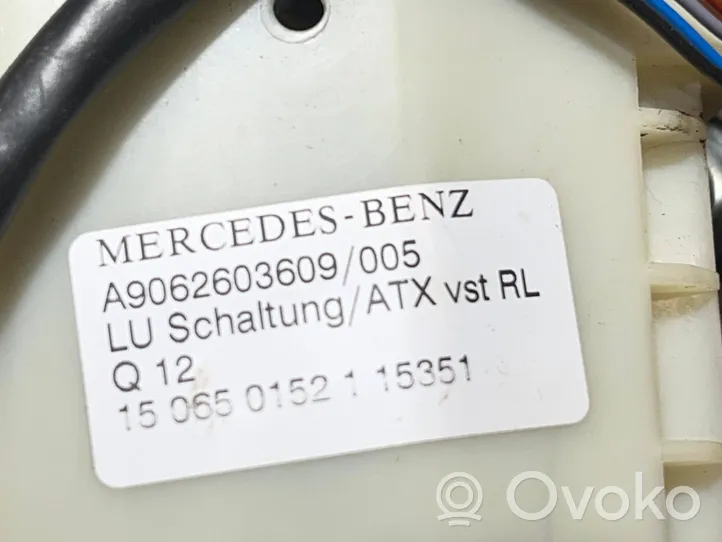 Mercedes-Benz Sprinter W906 Pavarų perjungimo mechanizmas (kulysa) (salone) A9062603609