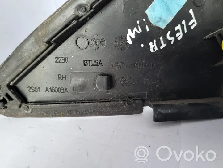 Ford Fiesta Copertura in plastica per specchietti retrovisori esterni 2S61A16003A