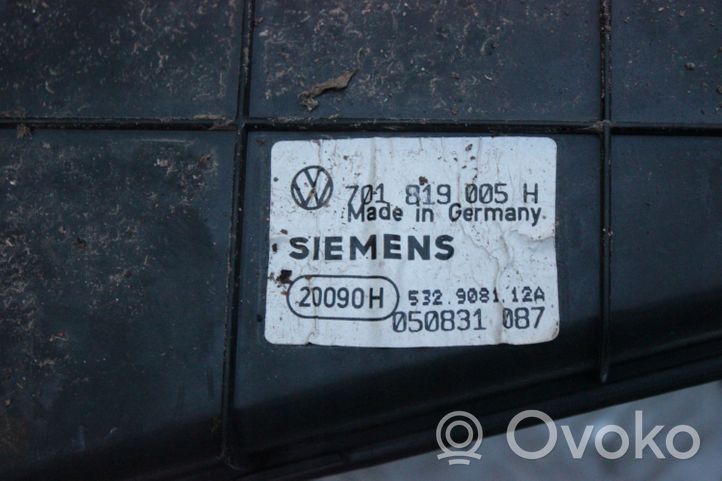 Volkswagen Transporter - Caravelle T4 Sisälämmityksen ilmastoinnin korin kokoonpano 701819005H
