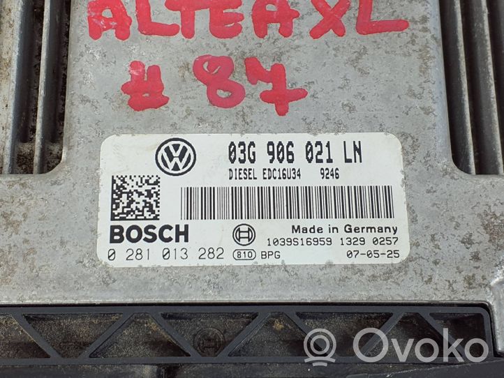 Seat Altea XL Sterownik / Moduł ECU 03G906021LN