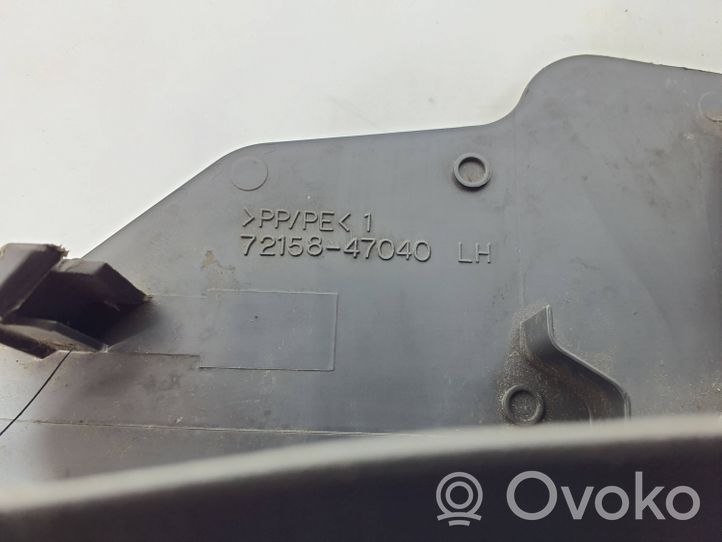 Toyota Prius (XW30) Garniture rail de siège passager avant 7215847040