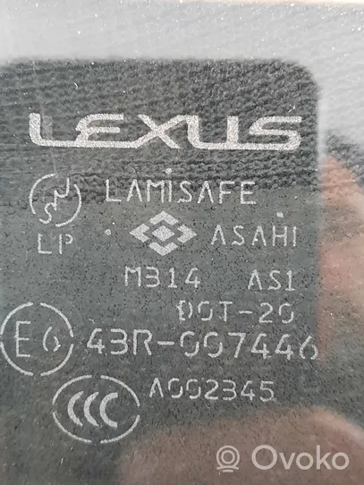 Lexus LS 430 Vitre de fenêtre porte arrière 43R007446