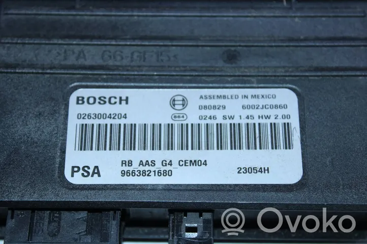 Citroen C5 Parking PDC control unit/module 9663821680