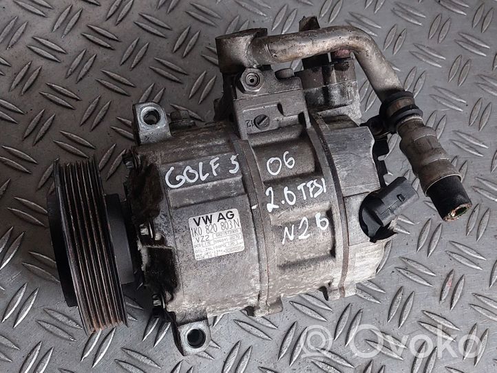 Volkswagen Golf V Ilmastointilaitteen kompressorin pumppu (A/C) 1K0820803N