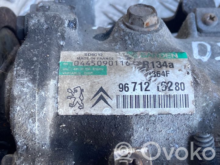 9671216280 Citroen DS3 Air conditioning (A/C) compressor (pump), 25.00