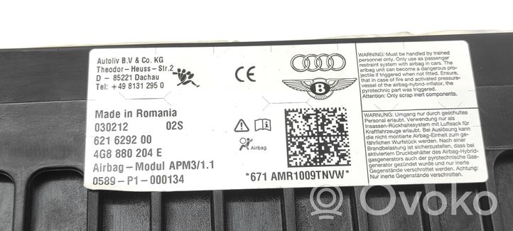 Audi A6 S6 C7 4G Keleivio oro pagalvė 