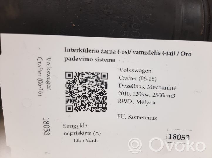 Volkswagen Crafter Tube d'admission de tuyau de refroidisseur intermédiaire 2E0145834