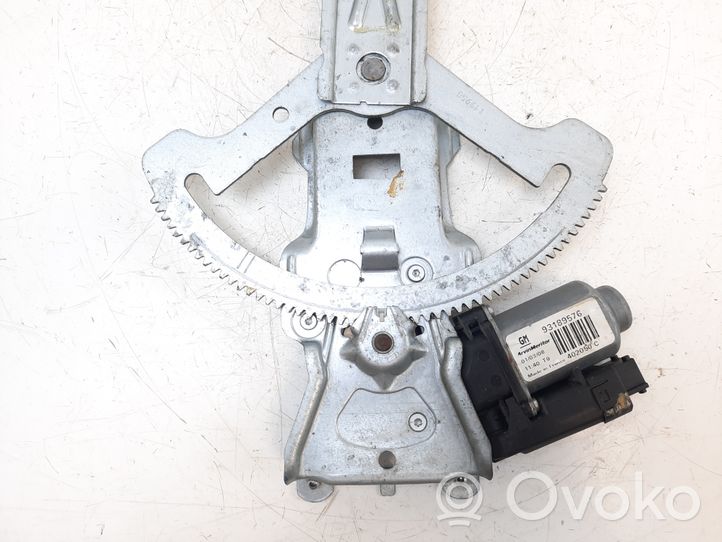 Opel Meriva A Mécanisme de lève-vitre avec moteur 93189576