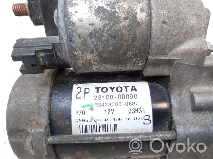 Toyota Corolla E120 E130 Motor de arranque 281000D090