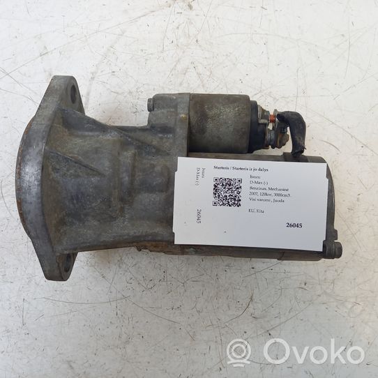 Isuzu D-Max Käynnistysmoottori 8980281990