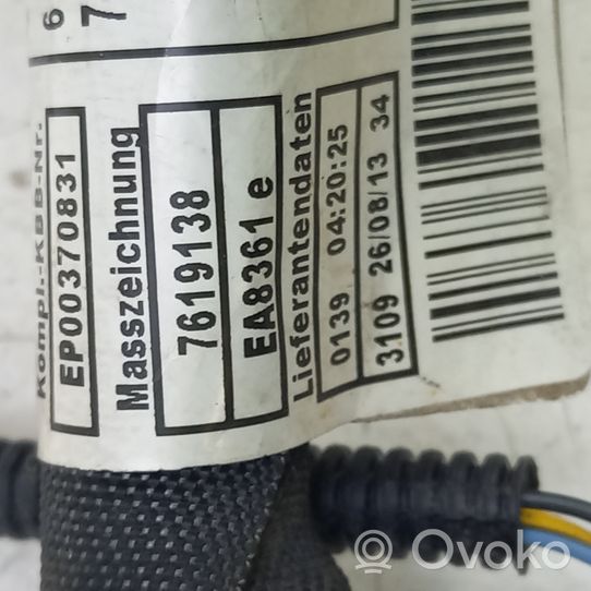 BMW 4 F32 F33 Faisceau de câblage pour moteur 7641649