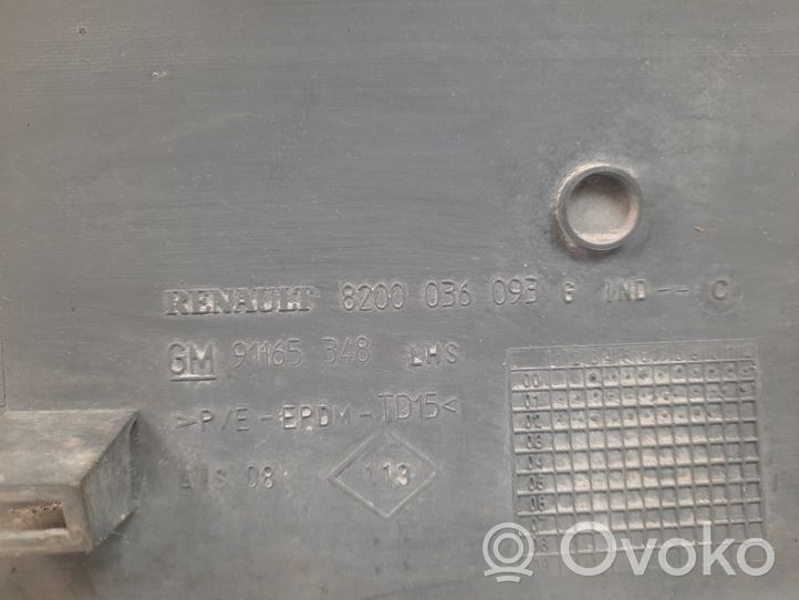 Opel Vivaro Sliding door trim (molding) 8200036093