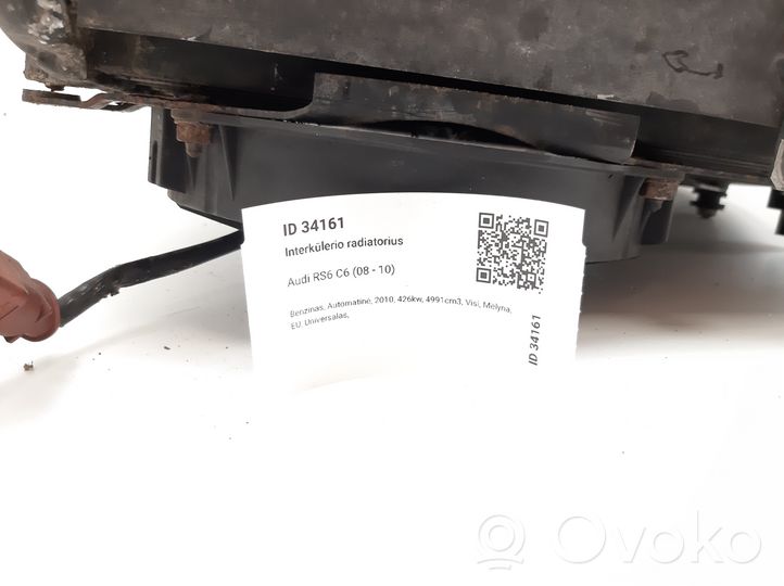 Audi RS6 C6 Chłodnica powietrza doładowującego / Intercooler 07L145806A