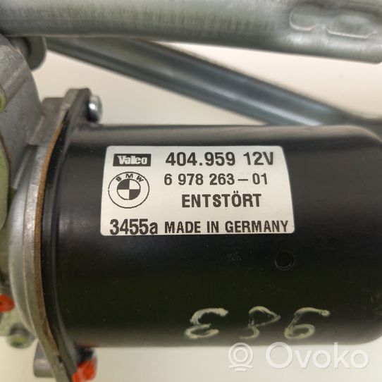 BMW 3 E90 E91 Tringlerie et moteur d'essuie-glace avant 404959