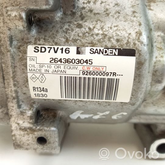 Dacia Sandero Kompresor / Sprężarka klimatyzacji A/C 2643603045