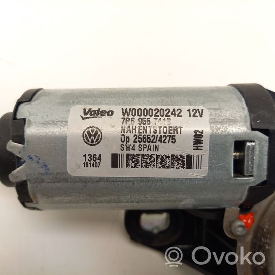 Volkswagen Touareg II Rear window wiper motor 7P6955711B