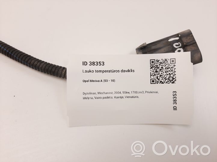 Opel Meriva A Sonde température extérieure 13155197