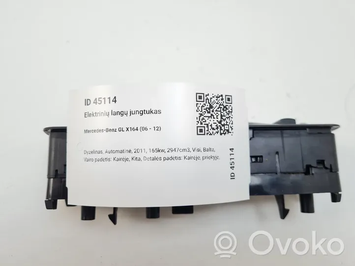 Mercedes-Benz GL X164 Electric window control switch A2518300590