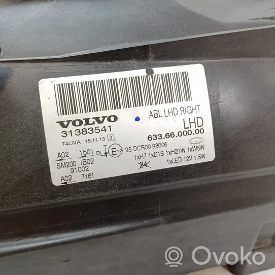 Volvo XC70 Phare frontale 31383541