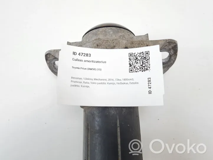 Toyota Prius (XW50) Ammortizzatore posteriore 4853047110