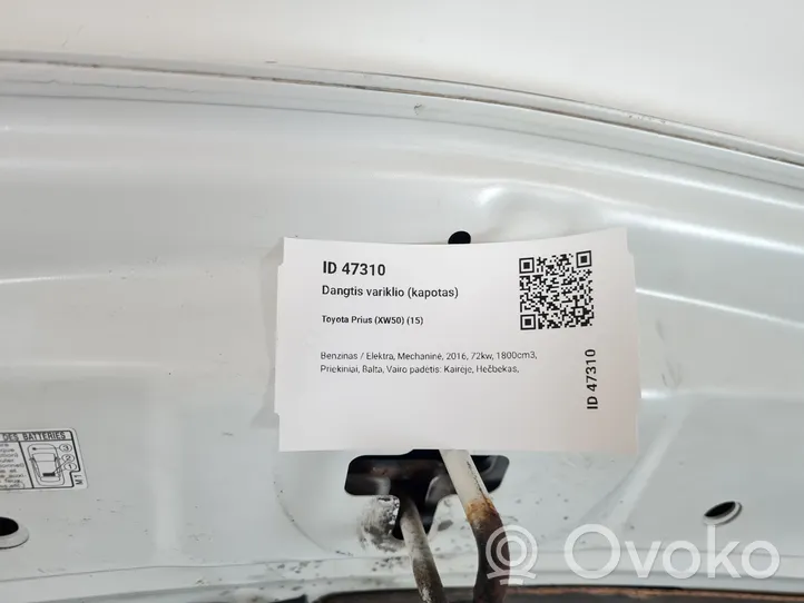 Toyota Prius (XW50) Pokrywa przednia / Maska silnika 