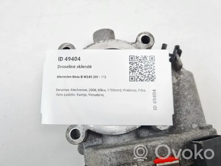 Mercedes-Benz B W245 Clapet d'étranglement A2661410525