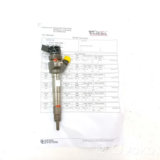 Toyota Verso Injecteur de carburant 0445110599