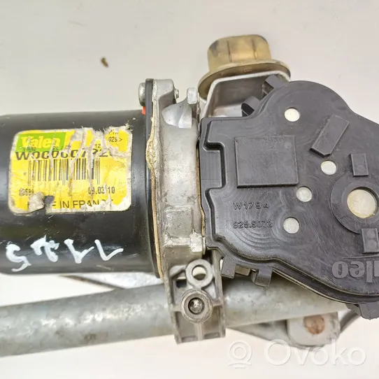 Renault Megane III Motor y varillaje del limpiaparabrisas delantero 9259072