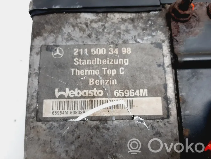 Mercedes-Benz CLS C219 Autonominis šildytuvas (webasto) 2115003498