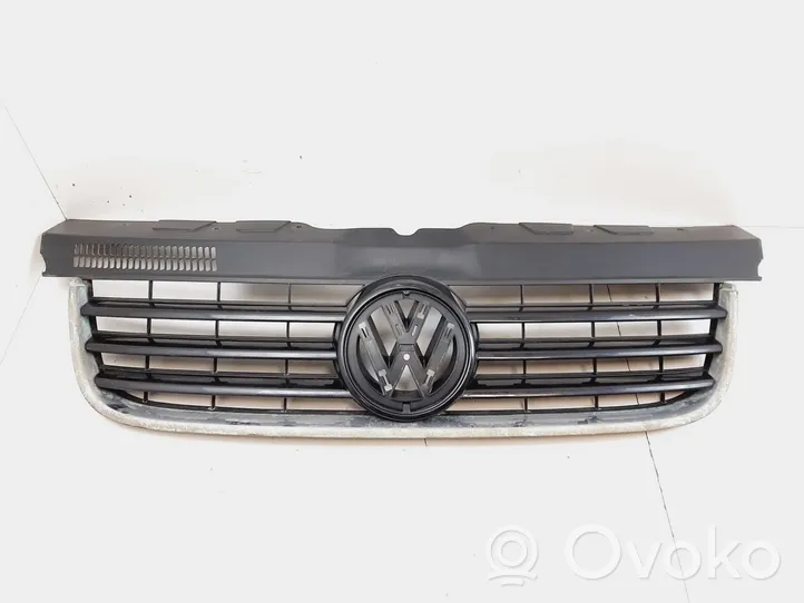 Volkswagen Transporter - Caravelle T5 Grille calandre supérieure de pare-chocs avant 7H5807101