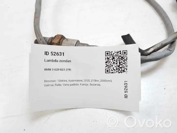 BMW 3 G20 G21 Lambda probe sensor 8651104