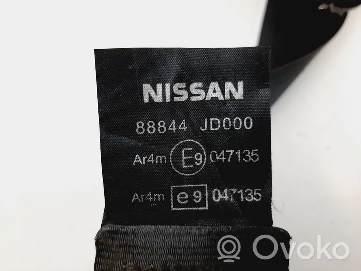 Nissan Qashqai Takaistuimen turvavyö 804889XX