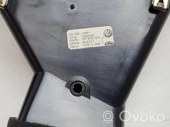 Volkswagen Touareg II Copertura griglia di ventilazione laterale cruscotto 7P1857190A