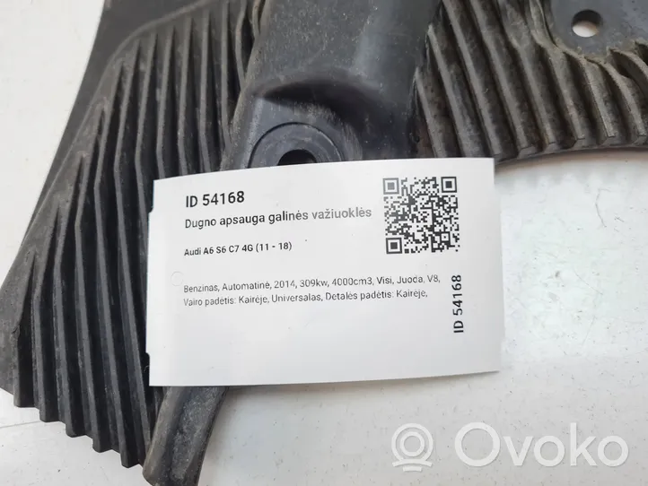 Audi A6 S6 C7 4G Dugno apsauga galinės važiuoklės 4G0825217A