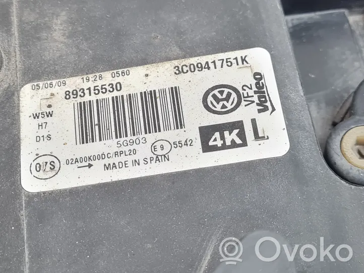 Volkswagen PASSAT B6 Lampa przednia 3C0941751K