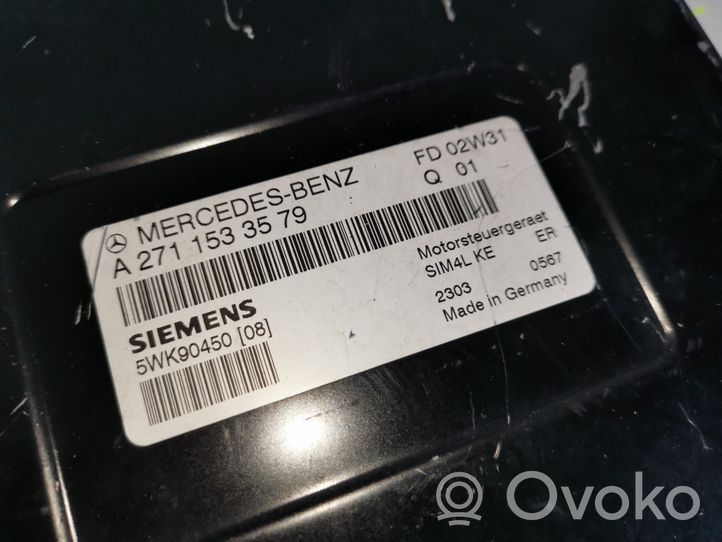 Mercedes-Benz C W203 Centralina/modulo del motore A2711533579