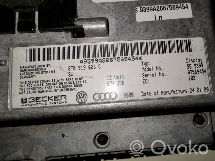 Audi A6 S6 C6 4F Ekranas/ displėjus/ ekraniukas 8T0919603C