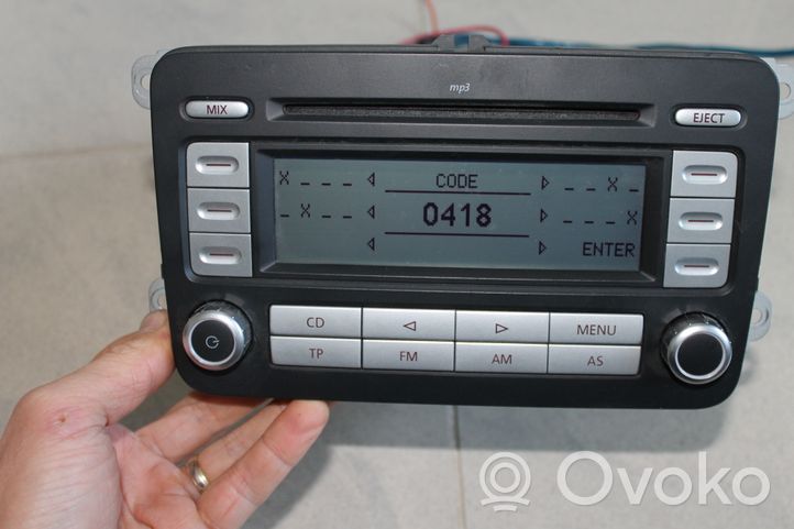 Volkswagen PASSAT B6 Radio/CD/DVD/GPS-pääyksikkö 1K0035186AD