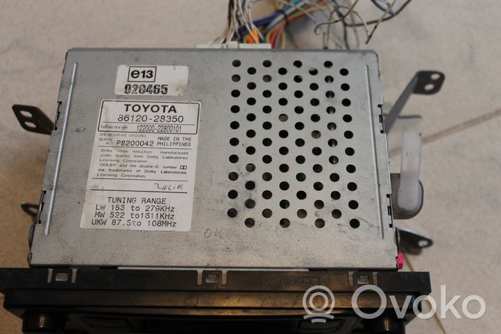 Toyota Previa (XR30, XR40) II Panel / Radioodtwarzacz CD/DVD/GPS 8612028350