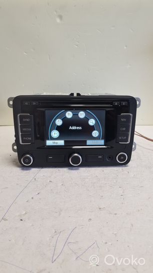 Volkswagen Touran II Radio/CD/DVD/GPS-pääyksikkö 5C0035274B