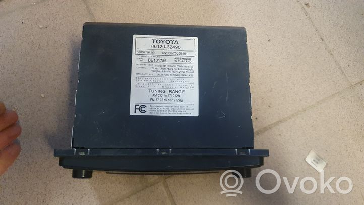 Toyota Corolla Verso AR10 Unité principale radio / CD / DVD / GPS 8612052490