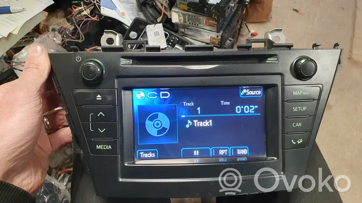 Toyota Prius (XW30) Radio/CD/DVD/GPS-pääyksikkö 8614047110