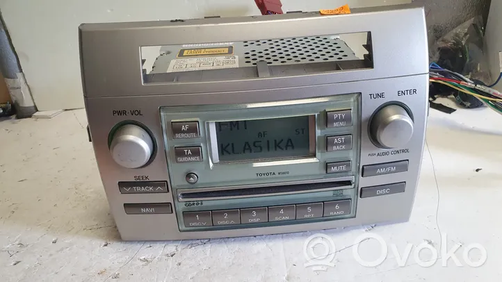 Toyota Corolla Verso AR10 Radio / CD/DVD atskaņotājs / navigācija 861200F010