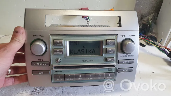 Toyota Corolla Verso AR10 Radio / CD/DVD atskaņotājs / navigācija 861200F010