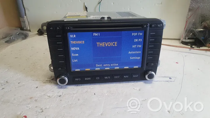 Volkswagen Eos Panel / Radioodtwarzacz CD/DVD/GPS 1K0035198B