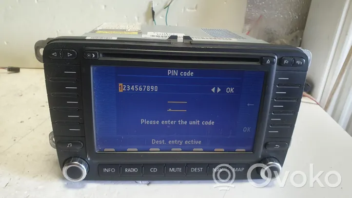 Volkswagen Eos Panel / Radioodtwarzacz CD/DVD/GPS 1K0035198B