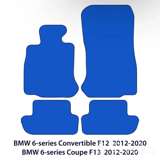 BMW 6 F12 F13 Kit tapis de sol auto 