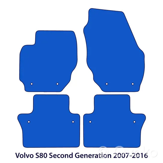 Volvo S80 Zestaw dywaników samochodowych 
