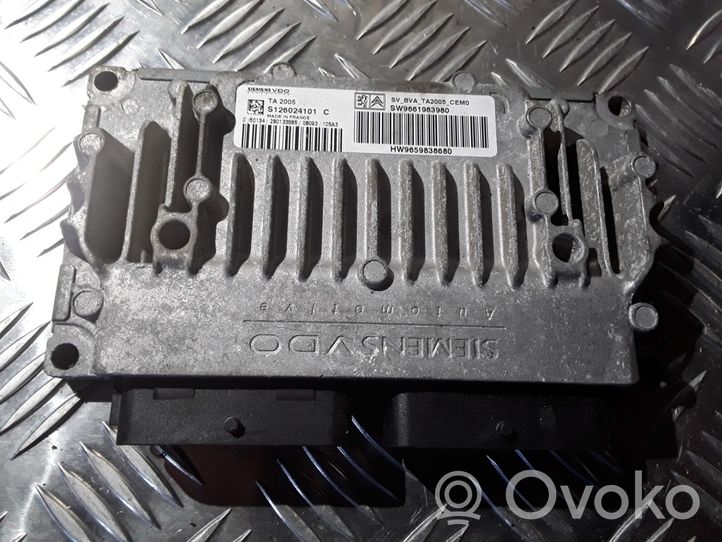 Peugeot 307 Module de contrôle de boîte de vitesses ECU S126024101C